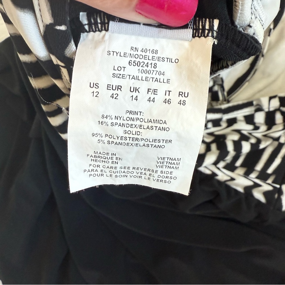 Miraclesuit pleated Camino tankini - Picture 6 of 11